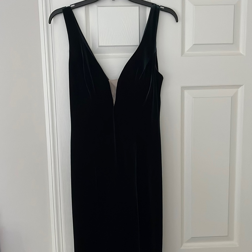 Emerald Velvet Dress
